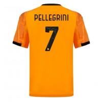 Stroje piłkarskie AS Roma Lorenzo Pellegrini #7 Koszulka Wyjazdowej 2025-26 Krótki Rękaw